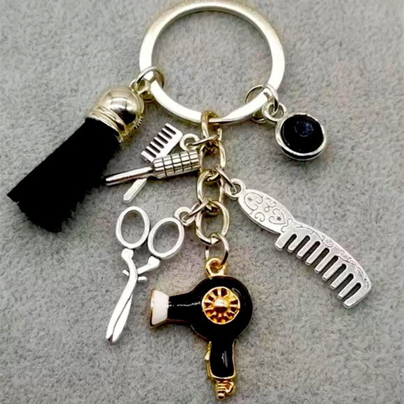 New Hairdresser / Hair accessories Key Chain - Picture 1 of 5